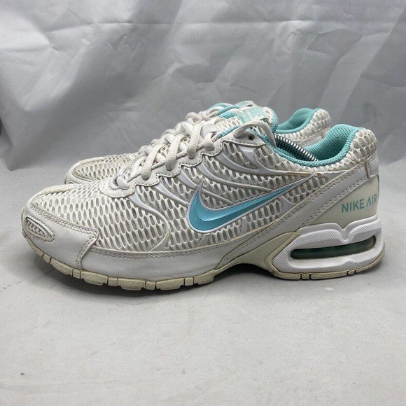 Nike Air Max Torch 4 Women's Running Shoes White Turquoise 343851-100 Size 8 - Picture 2 of 9